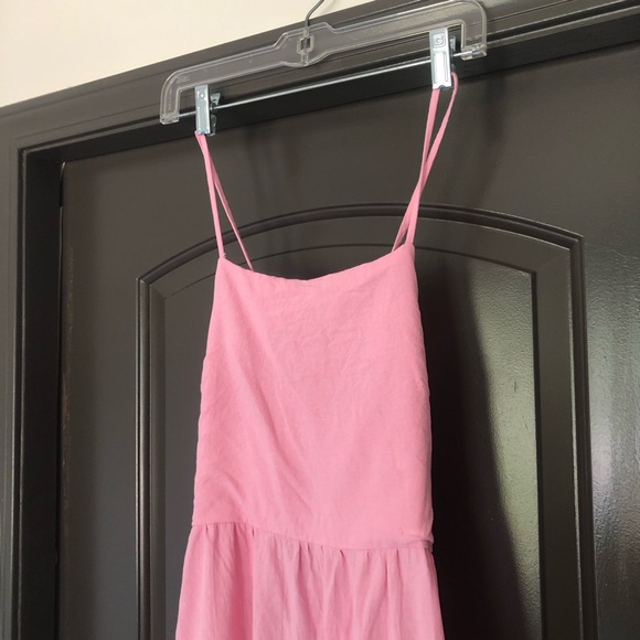 Ebby and I bubblegum pink open back strappy maxi dress - Picture 4 of 11